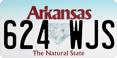 AR license plate 624WJS