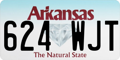 AR license plate 624WJT