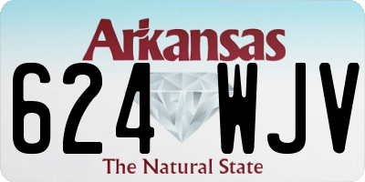 AR license plate 624WJV