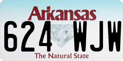 AR license plate 624WJW