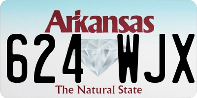AR license plate 624WJX