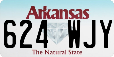AR license plate 624WJY