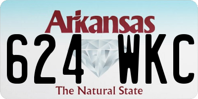 AR license plate 624WKC