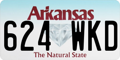 AR license plate 624WKD