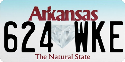 AR license plate 624WKE