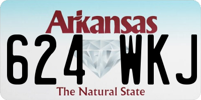 AR license plate 624WKJ