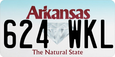 AR license plate 624WKL