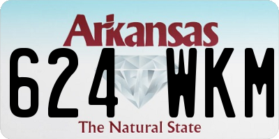AR license plate 624WKM