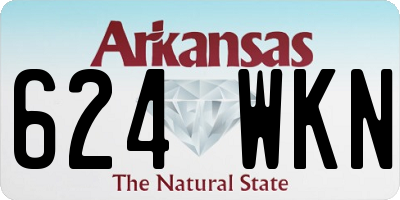 AR license plate 624WKN