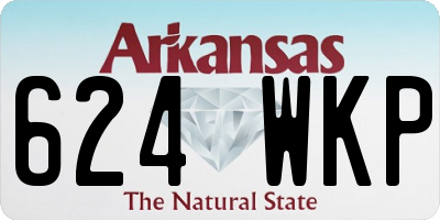 AR license plate 624WKP