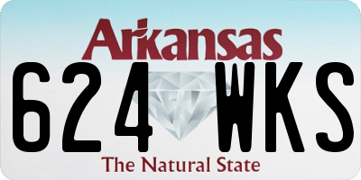 AR license plate 624WKS