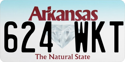 AR license plate 624WKT