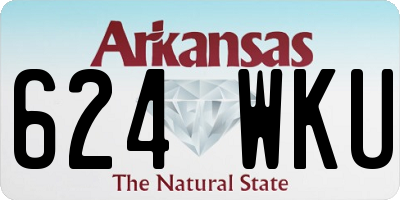 AR license plate 624WKU