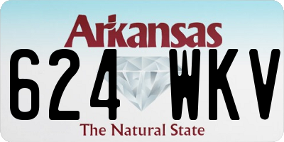 AR license plate 624WKV