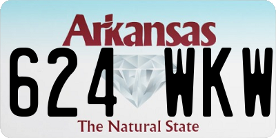 AR license plate 624WKW