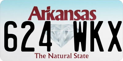 AR license plate 624WKX