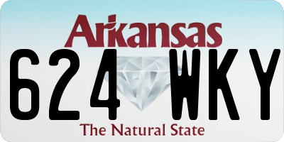 AR license plate 624WKY