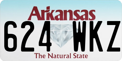 AR license plate 624WKZ