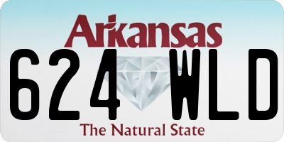 AR license plate 624WLD