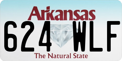 AR license plate 624WLF