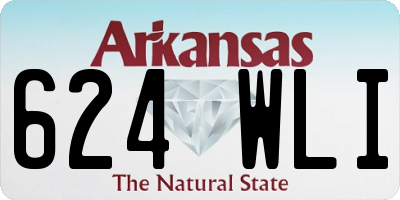 AR license plate 624WLI