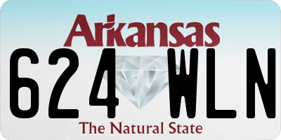 AR license plate 624WLN