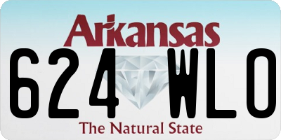 AR license plate 624WLO