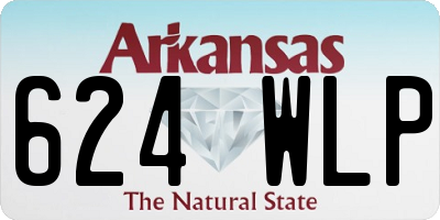 AR license plate 624WLP