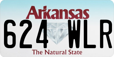 AR license plate 624WLR