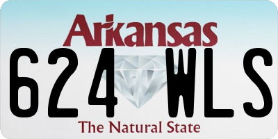 AR license plate 624WLS