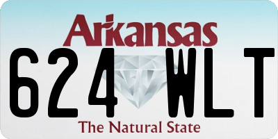 AR license plate 624WLT