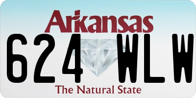 AR license plate 624WLW