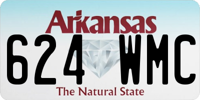AR license plate 624WMC
