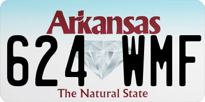 AR license plate 624WMF