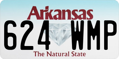 AR license plate 624WMP