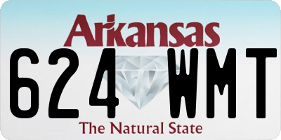AR license plate 624WMT