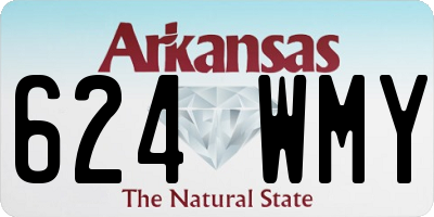 AR license plate 624WMY