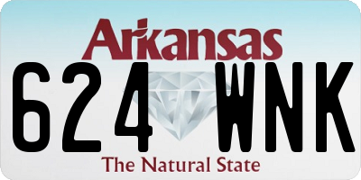 AR license plate 624WNK