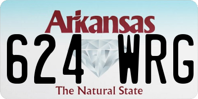 AR license plate 624WRG