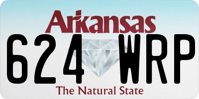 AR license plate 624WRP