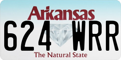 AR license plate 624WRR