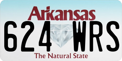 AR license plate 624WRS
