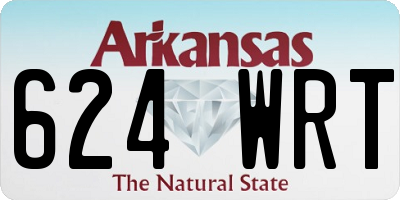 AR license plate 624WRT