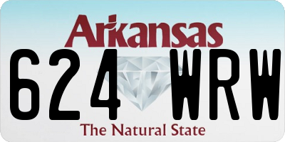 AR license plate 624WRW