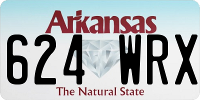 AR license plate 624WRX