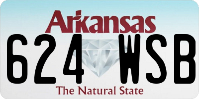 AR license plate 624WSB