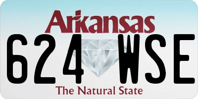 AR license plate 624WSE