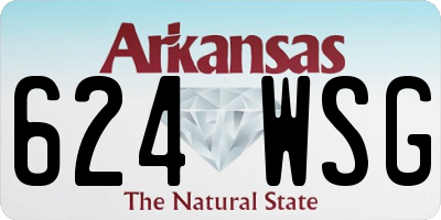 AR license plate 624WSG
