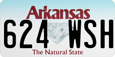 AR license plate 624WSH