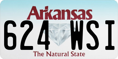AR license plate 624WSI